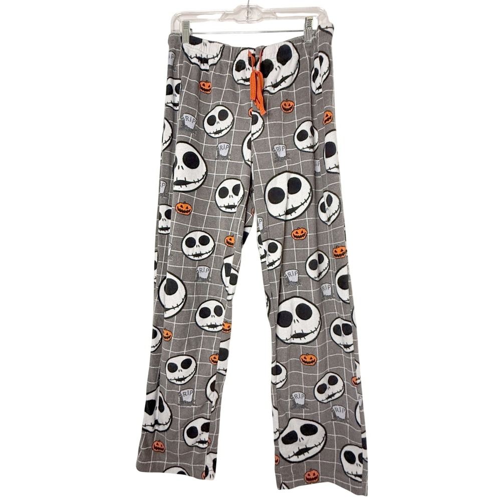 Disney Nightmare Before Christmas Jack Skellington Fleece Pajama Pants L